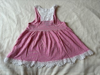 著用少★ポロ?ラルフローレン★ワンピース★サイズ 5/115★５歳110～120位★おしゃれレース★ノースリーブ★このまま?重ねて★シャツ★