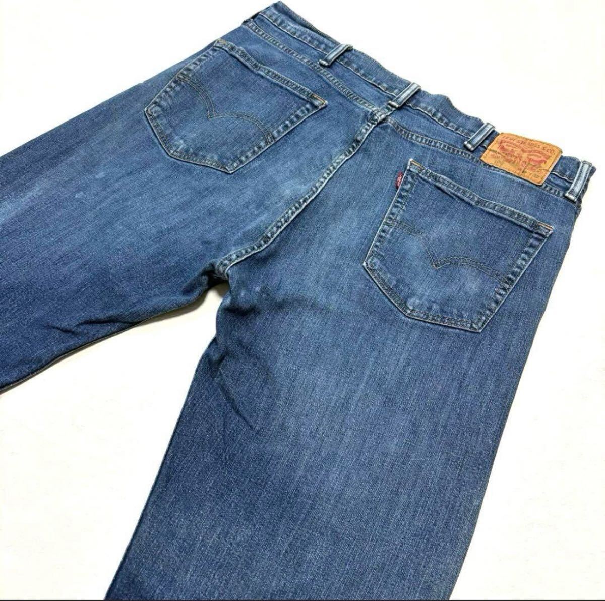 神サイズ W38 L32 リーバイス 505 デニム ジーンズ ストレッチ ゴールデンサイズ アメリカ 古着 ジーパン ゆるだぼ オーバー ビッグ XL_画像8