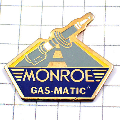  значок * Monroe автомобиль детали детали MONROE* Франция ограничение булавка z* редкость . Vintage было использовано булавка bachi