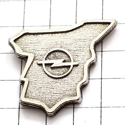  значок * Opel машина Mark . Испания карта серебряный серебряный цвет OPEL GERMANY SPAIN* Франция ограничение булавка z* редкость . Vintage было использовано булавка bachi