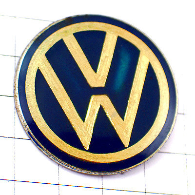  значок * Volkswagen VW круг Logo машина VW VOLKSWAGEN GERMANY* Франция ограничение булавка z* редкость . Vintage было использовано булавка bachi
