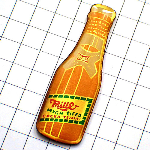 ピンバッジ・ミラービール酒瓶アメリカ/USA米国◆フランス限定ピンズ◆レアなヴィンテージものピンバッチ_画像1
