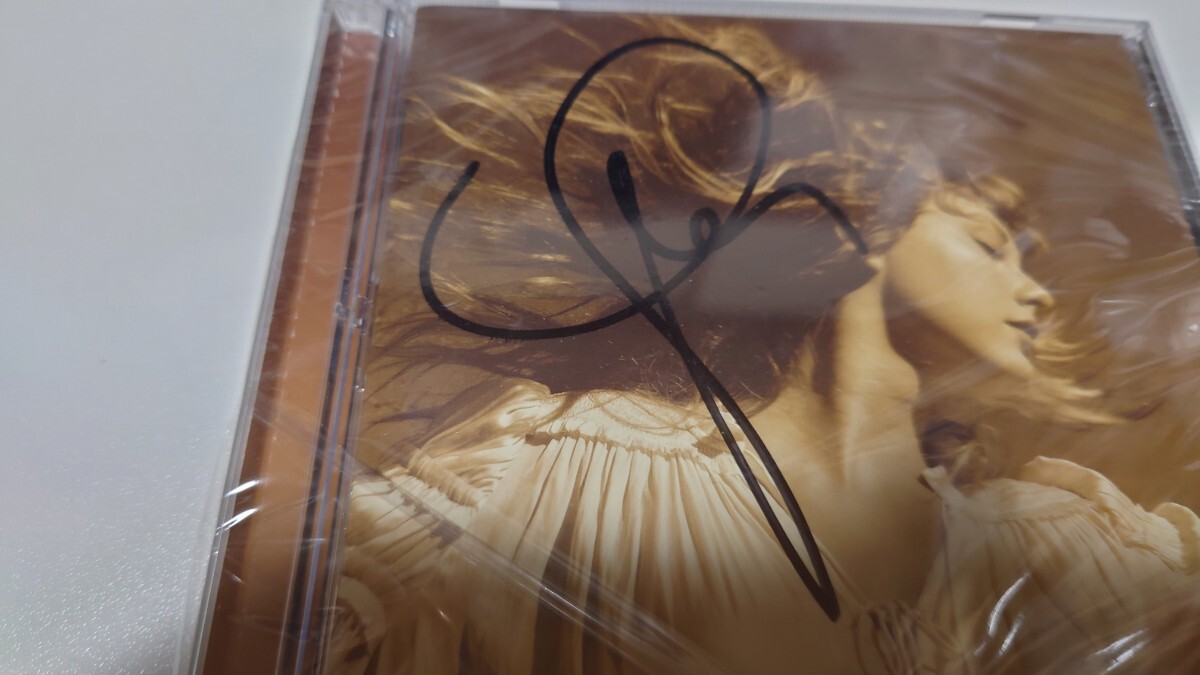 テイラー スウィフト直筆 サイン 未開封☆テイラー・スウィフト 直筆サイン入りCD 『Fearless