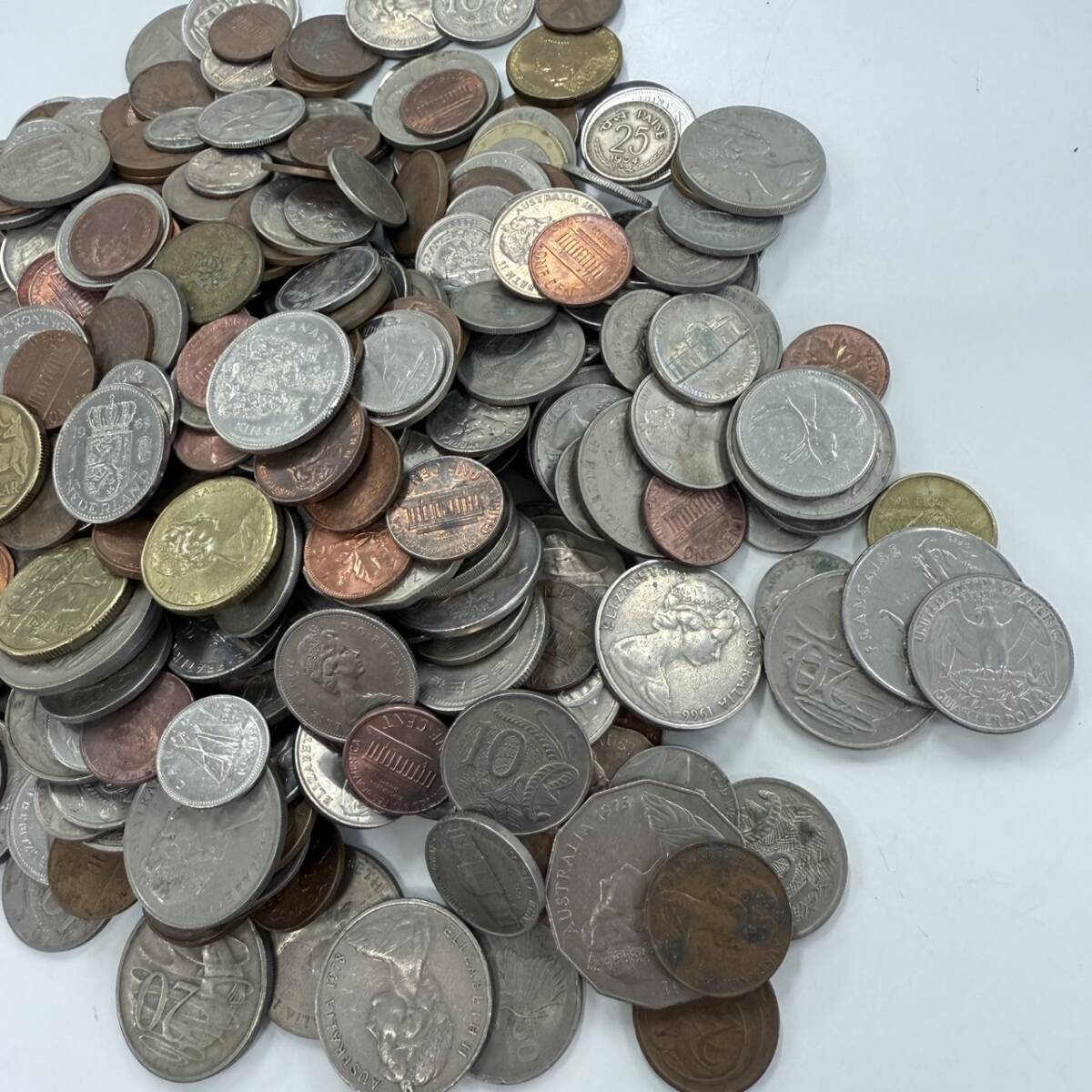 外国硬貨まとめ 761207/外国通貨 外国銭 外国コイン まとめ売り 外貨 硬貨 古銭
