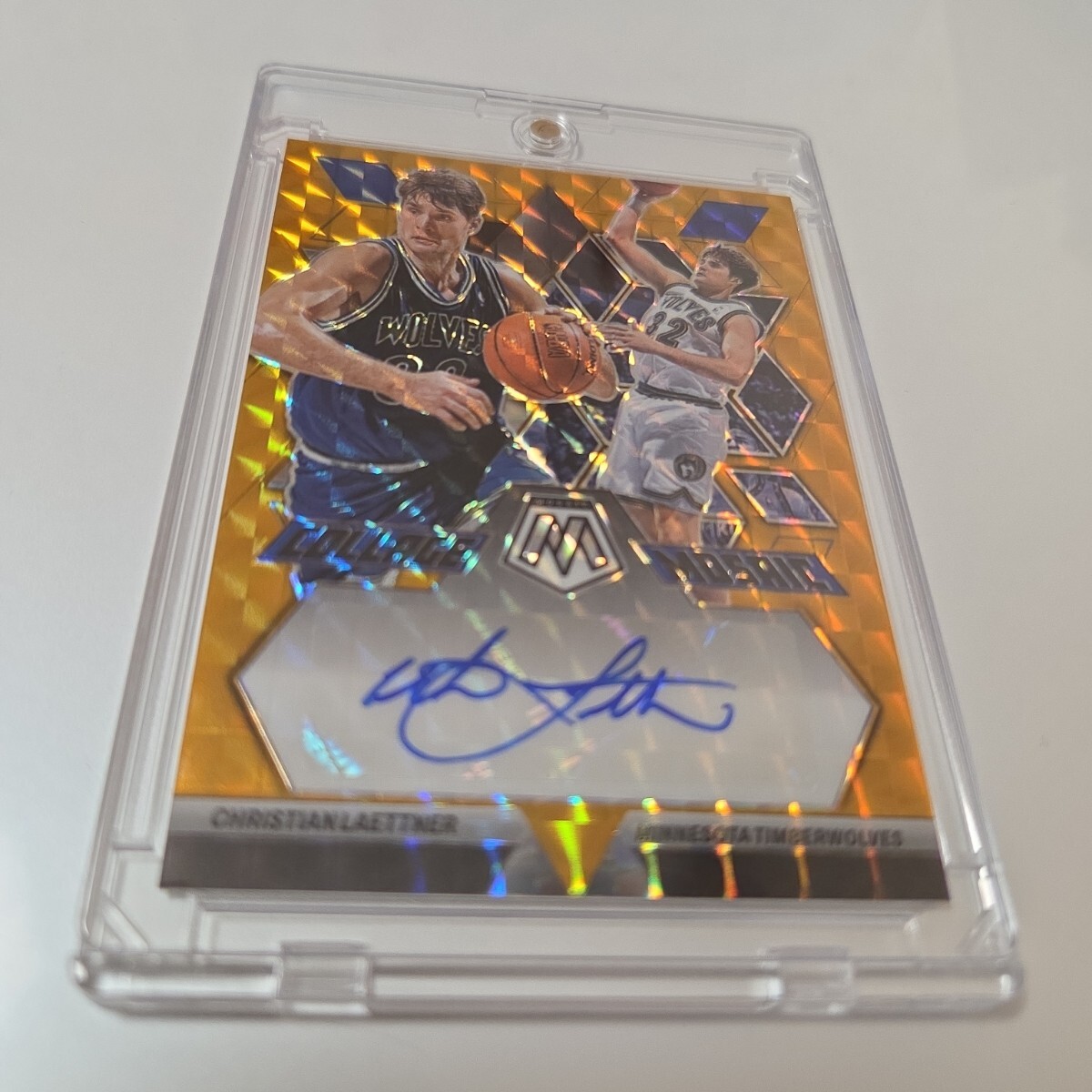 即決★クリスチャン・レイトナー★１０枚限定 直筆サイン シリアル ファーストナンバー １１０ CHRISTIAN LAETTNER NBAカード 金メダル_画像2