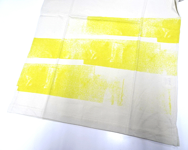 M 未使用【YMC You Must Create BAND AID PRINT T-SHIRT 7708 BONE/YELLOW ユーマストクリエイト Tシャツ バンドエイド プリント Tシャツ】_画像5