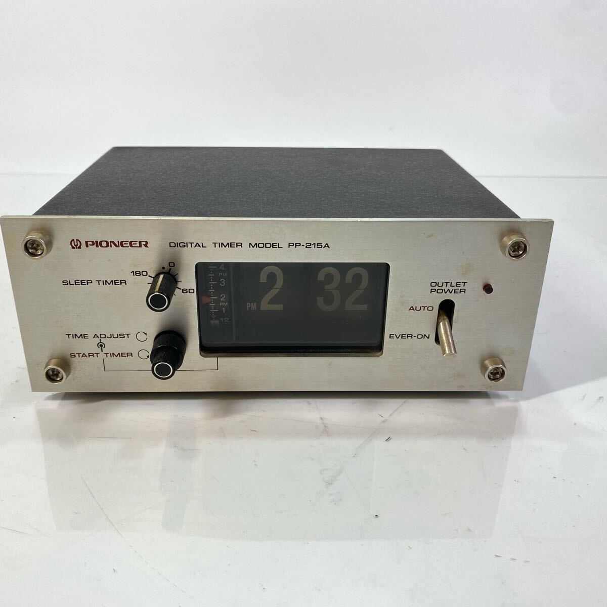 Pioneer デジタルタイマー PP-215A レトロ パタパタ式 PIONEER パイオニア オーディオタイマー パタパタ時計 デジタル