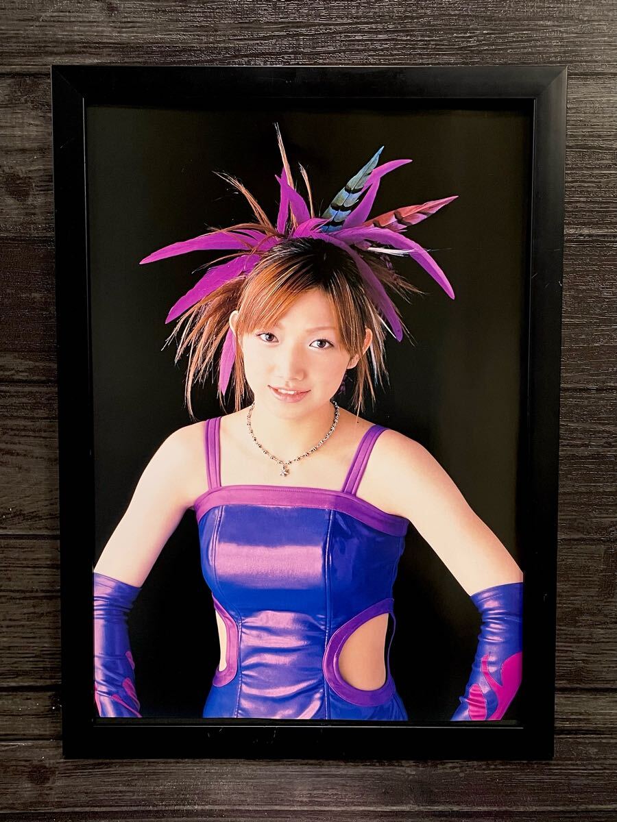 額装品★モーニング娘。/後藤真希①①こういう衣装のゴマキが好き！グラビア★当時印刷物★A4サイズ額入り★愛のバカやろう★LOVEマシーン_画像2