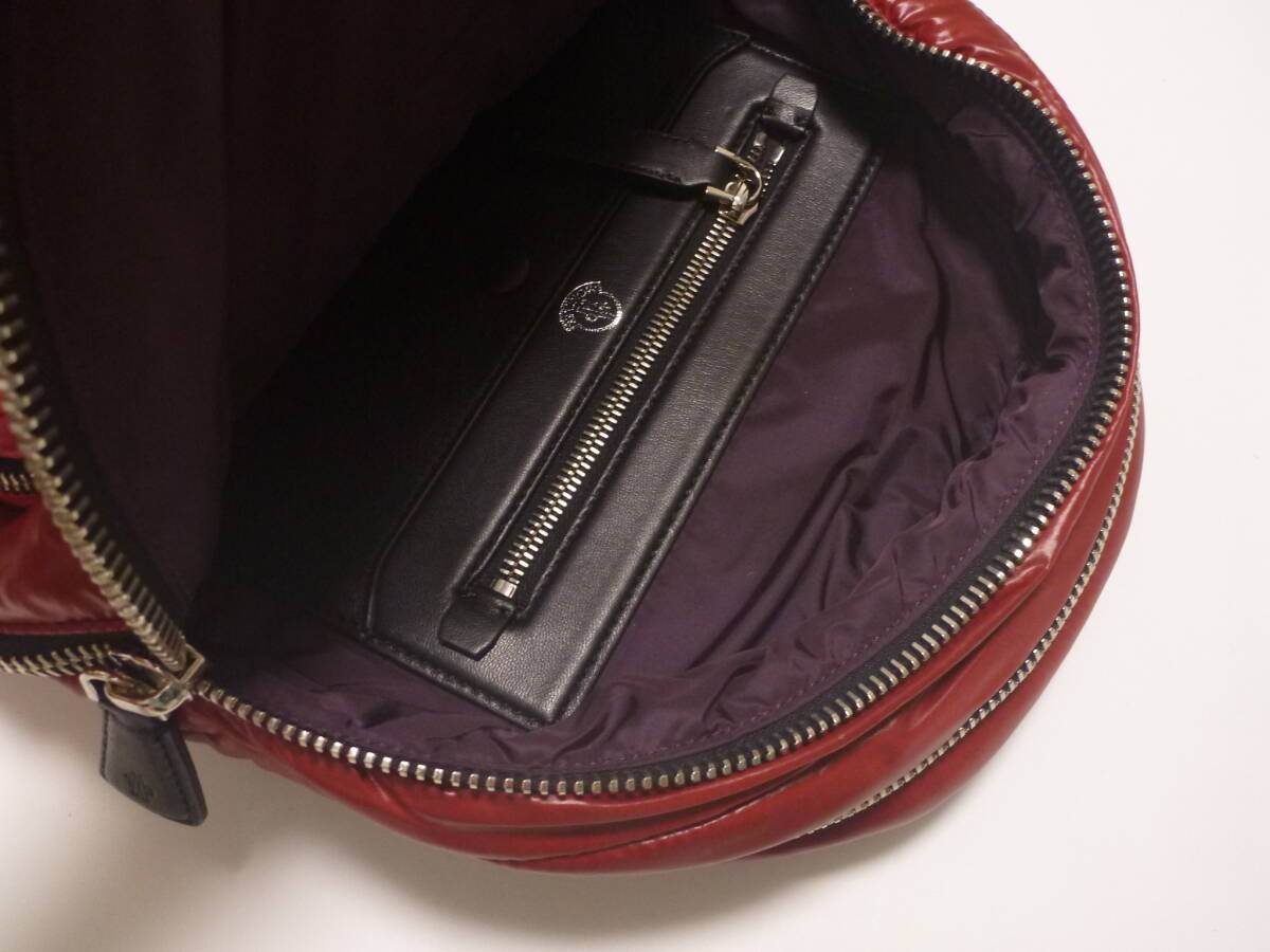 新品 MONCLER モンクレール ☆保存袋あり 赤×ピンク リュック
