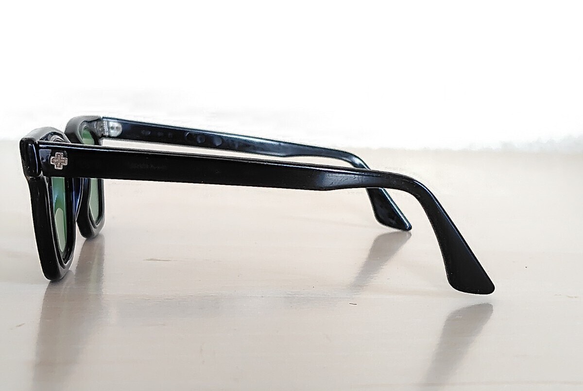 ヴィンテージ PI刻印 セーフティ サングラス メガネ ブラック 黒_画像5