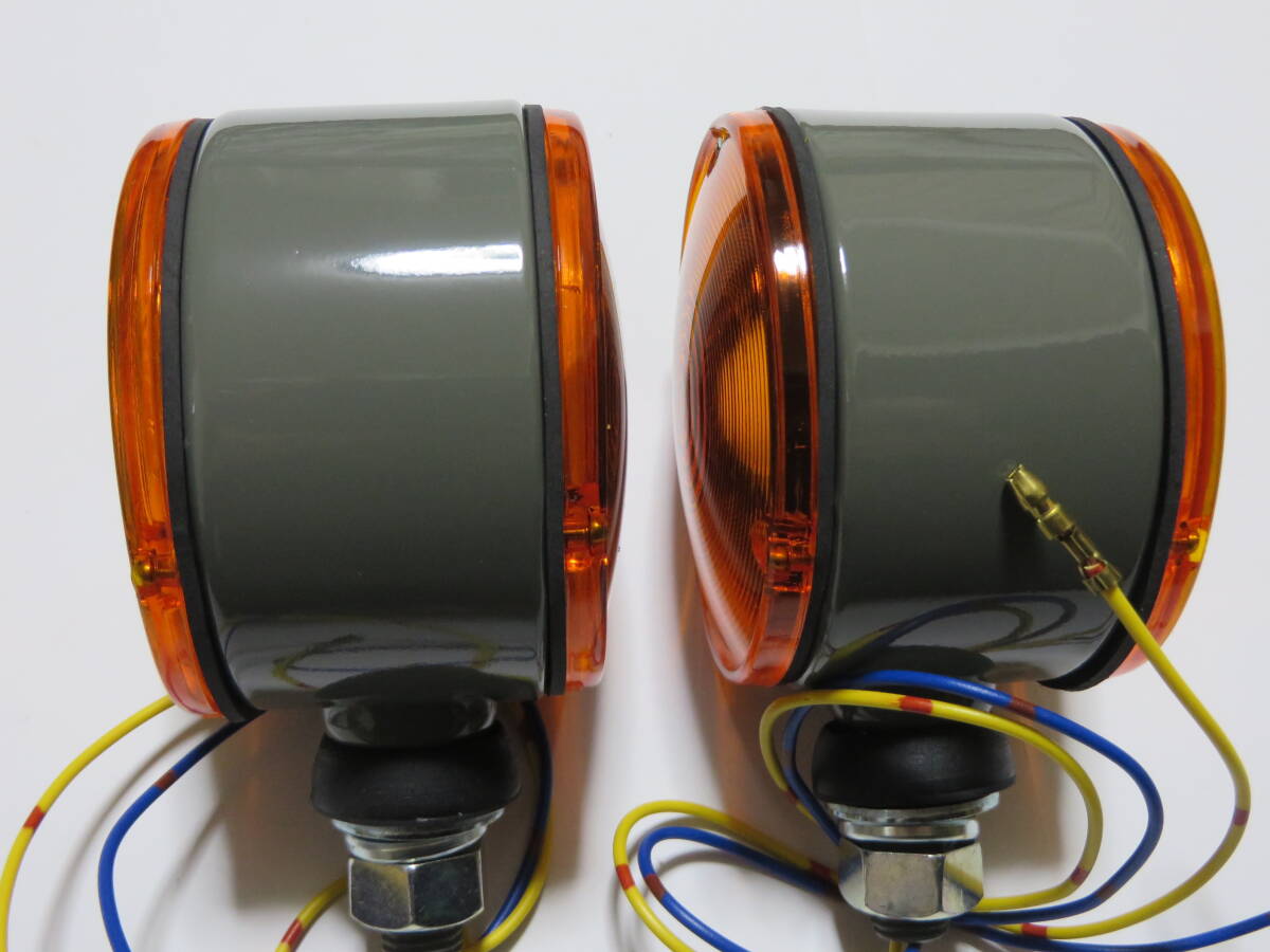 三菱ふそう ジュピター フロントフェンダーランプ 橙/橙 MITSUBISHI FUSO Jupiter front fender lamp 旧車 昭和 当時 ISUZU HINO ジムニー_画像9