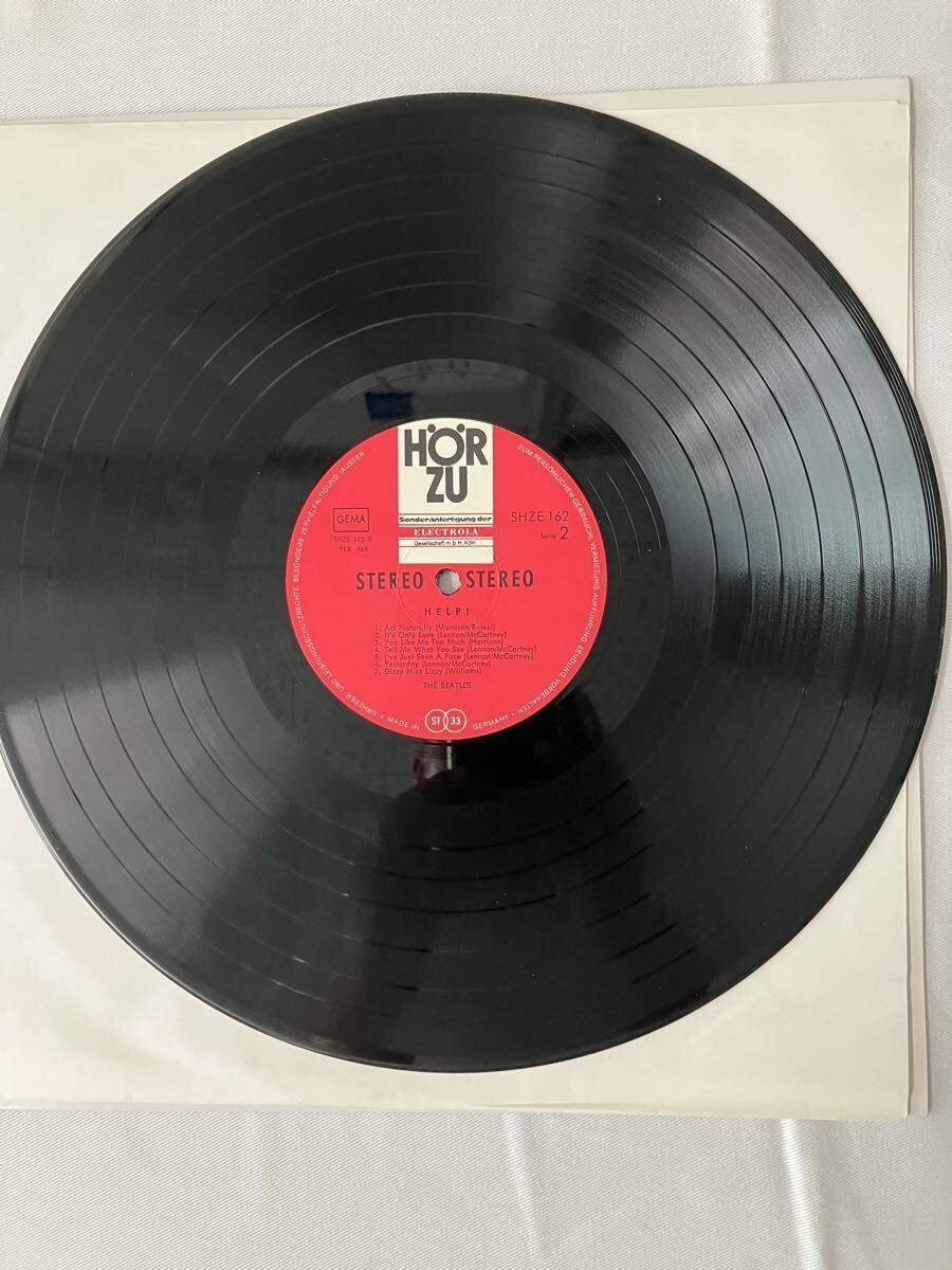 The Beatles Help! LPレコード　ドイツ盤 THE BEATLES Help! *GERMAN 1st PRESS HÖRZU SHZE162 VINYL*2