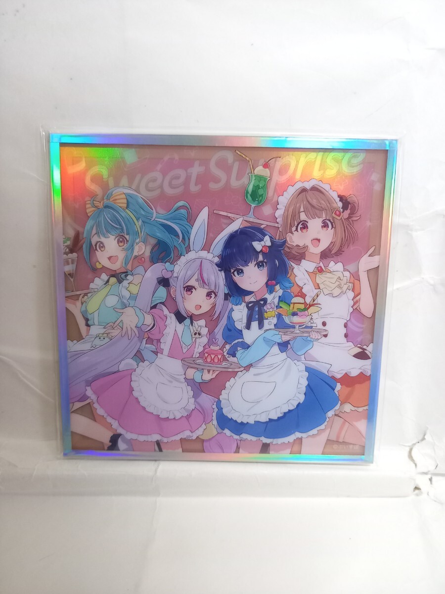 【本日発送】 Queens アクリルジャケット色紙 ぶいすぽ ぶいすぽっ VSPO オーロラ箔 アクリルジャケット色紙 すうぃーと