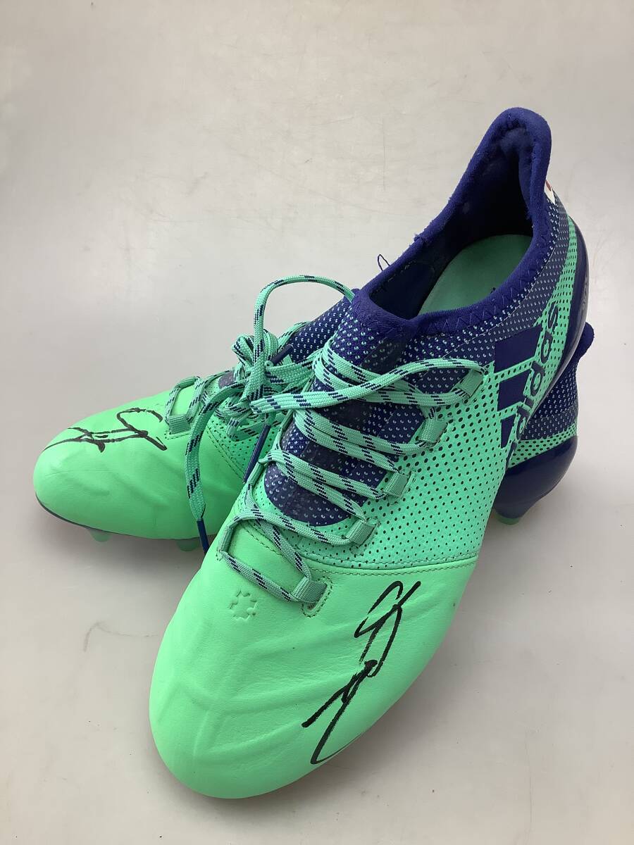 T0031 Kagawa Синдзи игрок реальное использование подписан шиповки adidas Adidas 