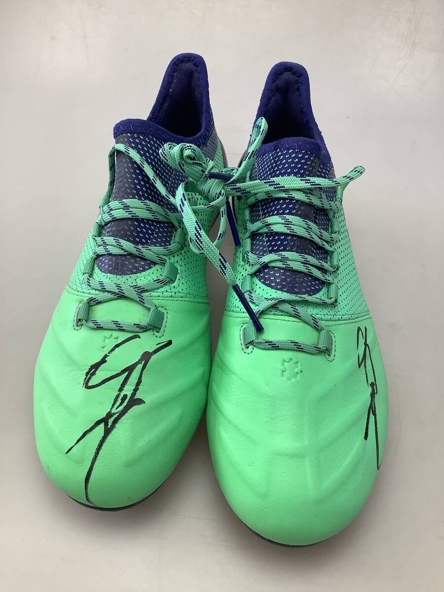 T0031 Kagawa Синдзи игрок реальное использование подписан шиповки adidas Adidas 