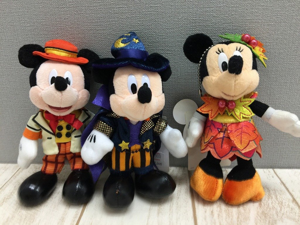 ディズニーぬいぐるみバッジ8点 ◇ディズニー TDL TDS ミッキー ミニー ぬいぐるみバッジ 8点