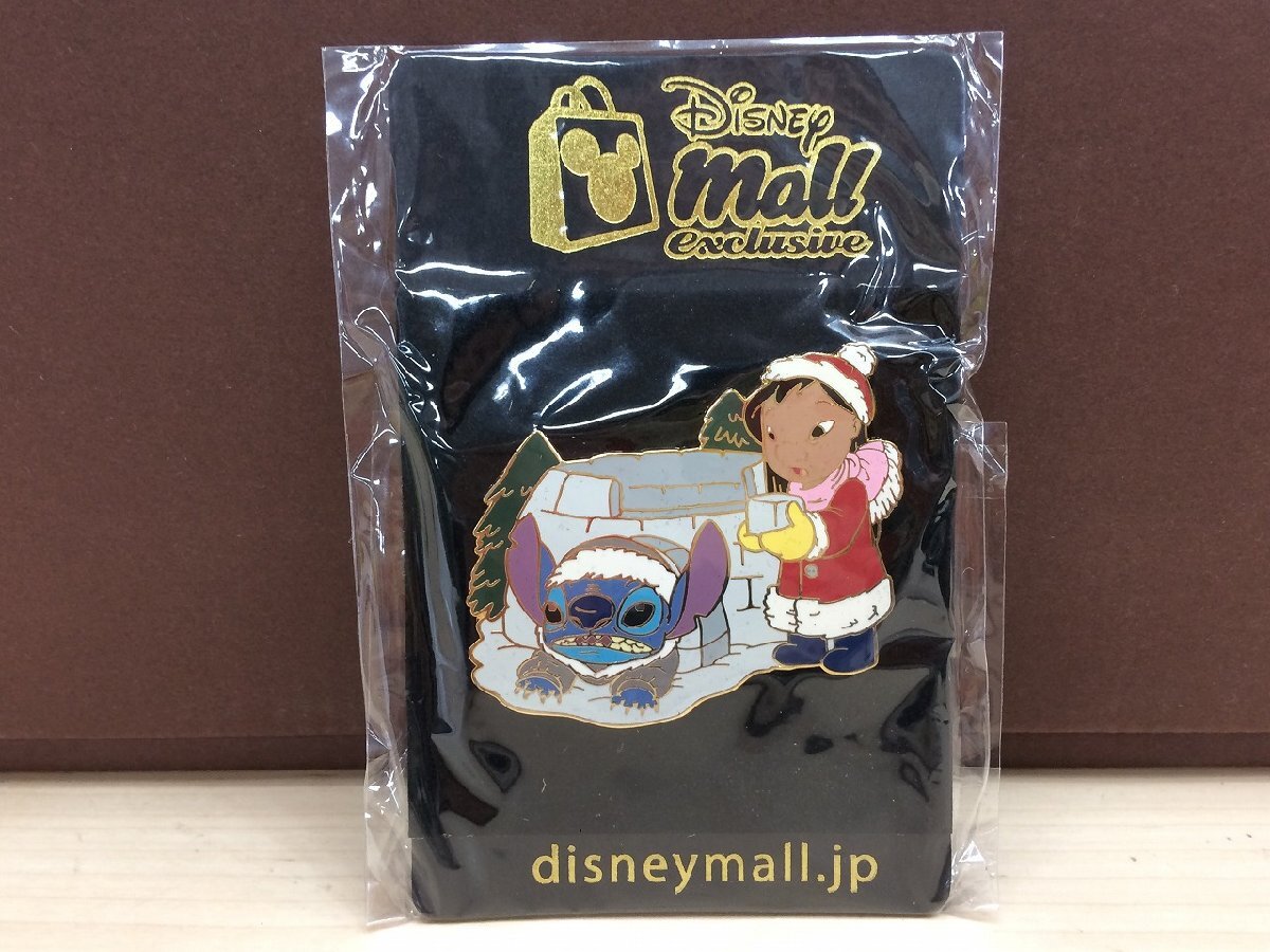 【レア物・未使用】2007年限定 ディズニーモール クリスマス ピンバッジセット ディズニー 《未使用品》リロ&スティッチ ピンバッジ 限定300個