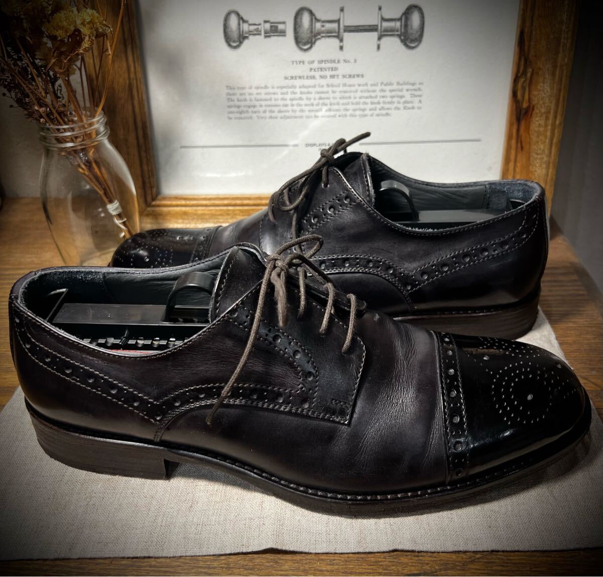 ポリーニ（POLLINI） イタリア製スエード革靴 茶 41 ポリーニ（POLLINI） イタリア製スエード革靴 茶 41