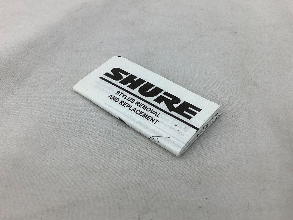 【未使用】SHURE N44G CLUB/Party   レコード針 Shure レコードプレーヤー交換針/CLUB/PARTY N44G 動作未確認