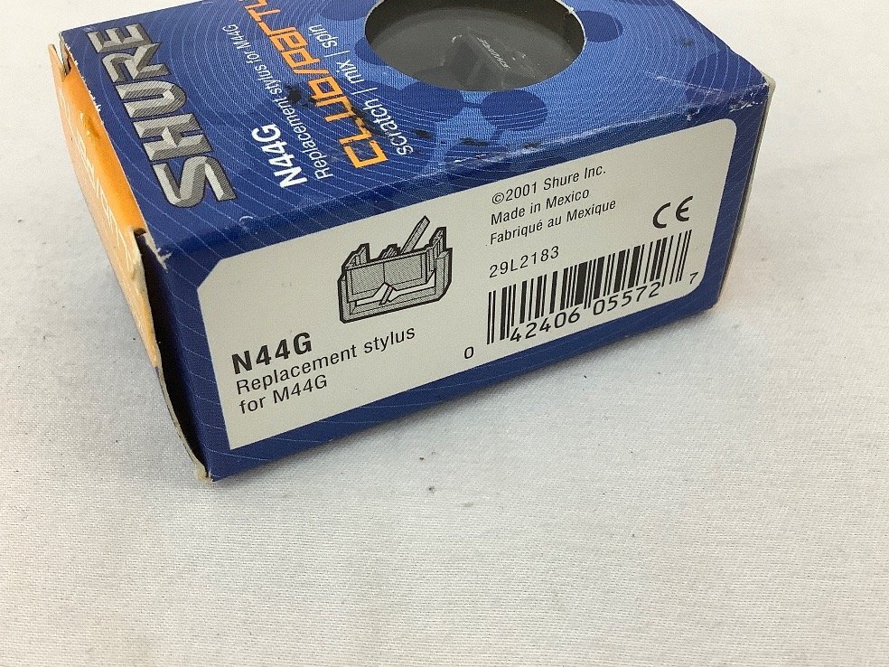 【未使用】SHURE N44G CLUB/Party   レコード針 Shure レコードプレーヤー交換針/CLUB/PARTY N44G 動作未確認