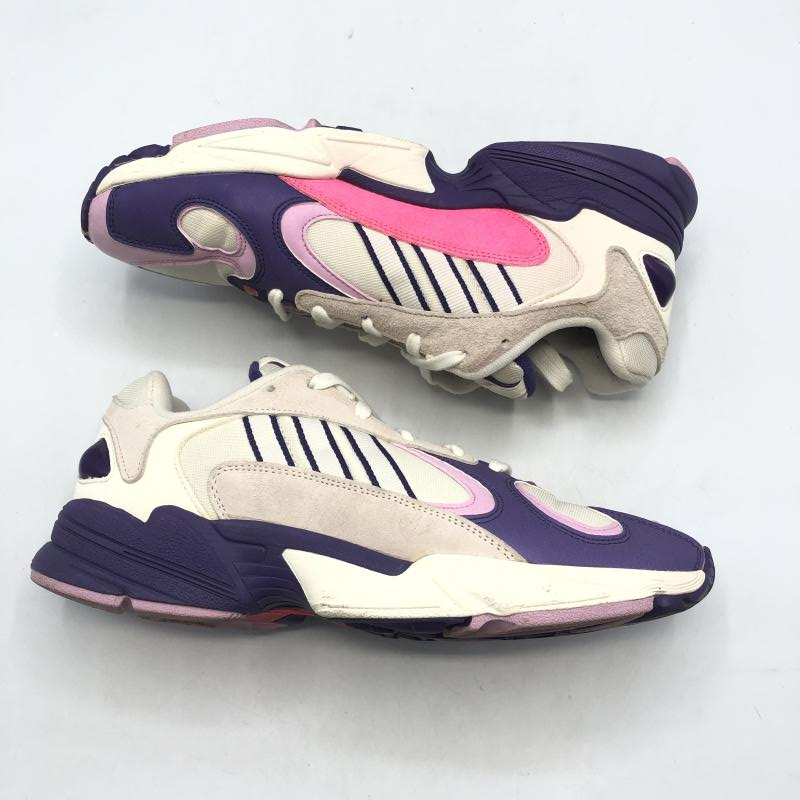 【中古】Dragon Ball Z × adidas YUNG-1 Frieza スニーカー 28cm D97048 白 ピンク 紫 ドラゴンボールZ アディダス[240010473837]_画像2