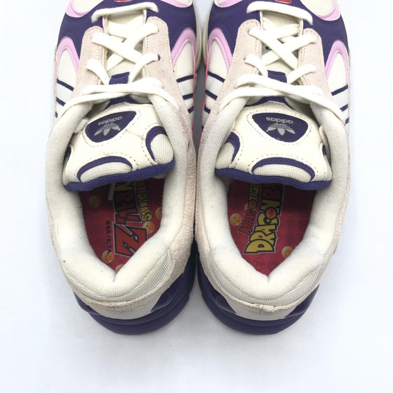 【中古】Dragon Ball Z × adidas YUNG-1 Frieza スニーカー 28cm D97048 白 ピンク 紫 ドラゴンボールZ アディダス[240010473837]_画像8