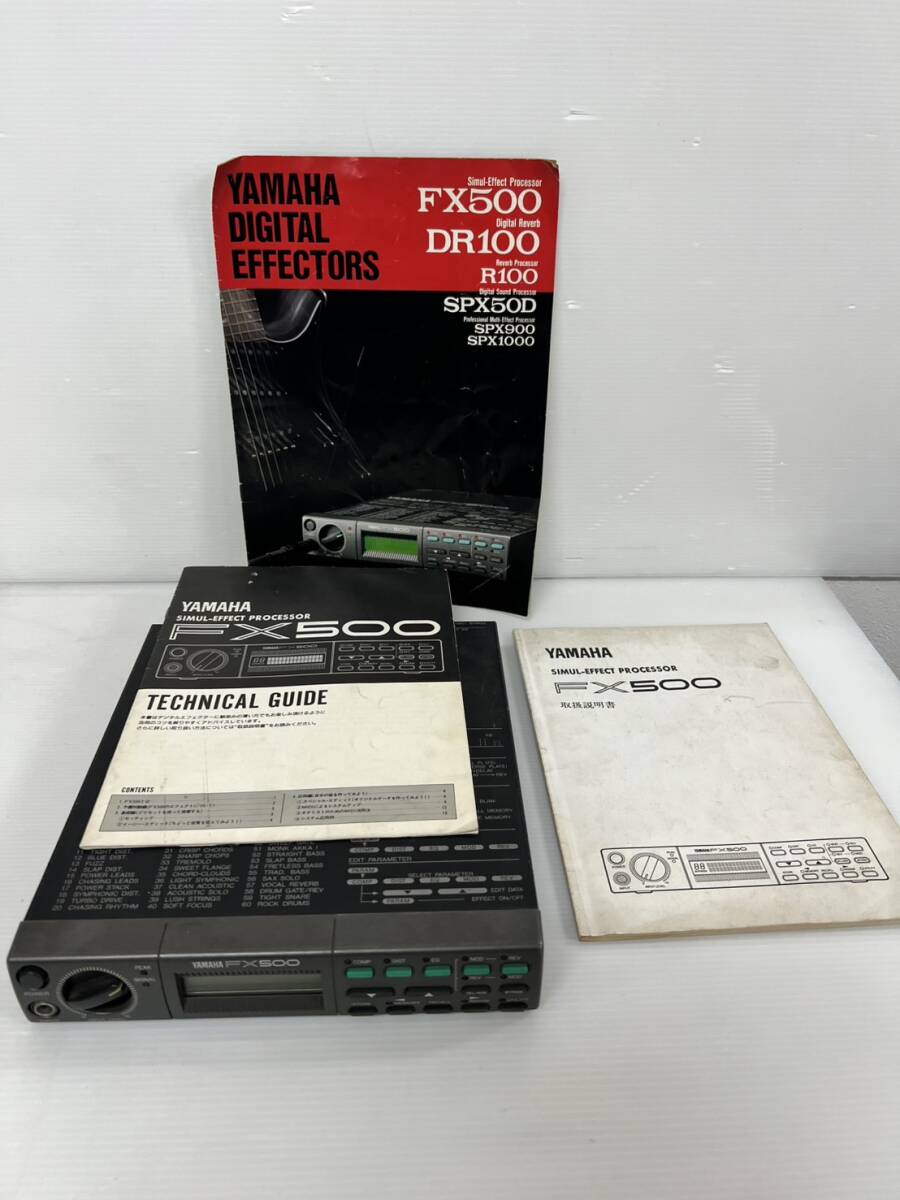 JT2507）YAMAHA【FX500】エフェクター電線コードありません 中古