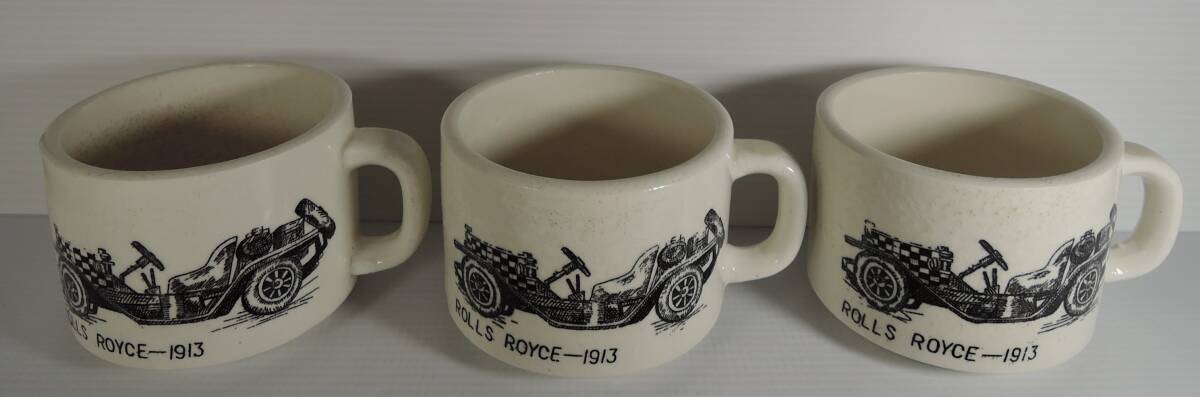 *28H#ROLLS ROYCE Rolls * Lois 1913 старт  King кружка & сахарница керамика производства #New Craft KOMADA не использовался 