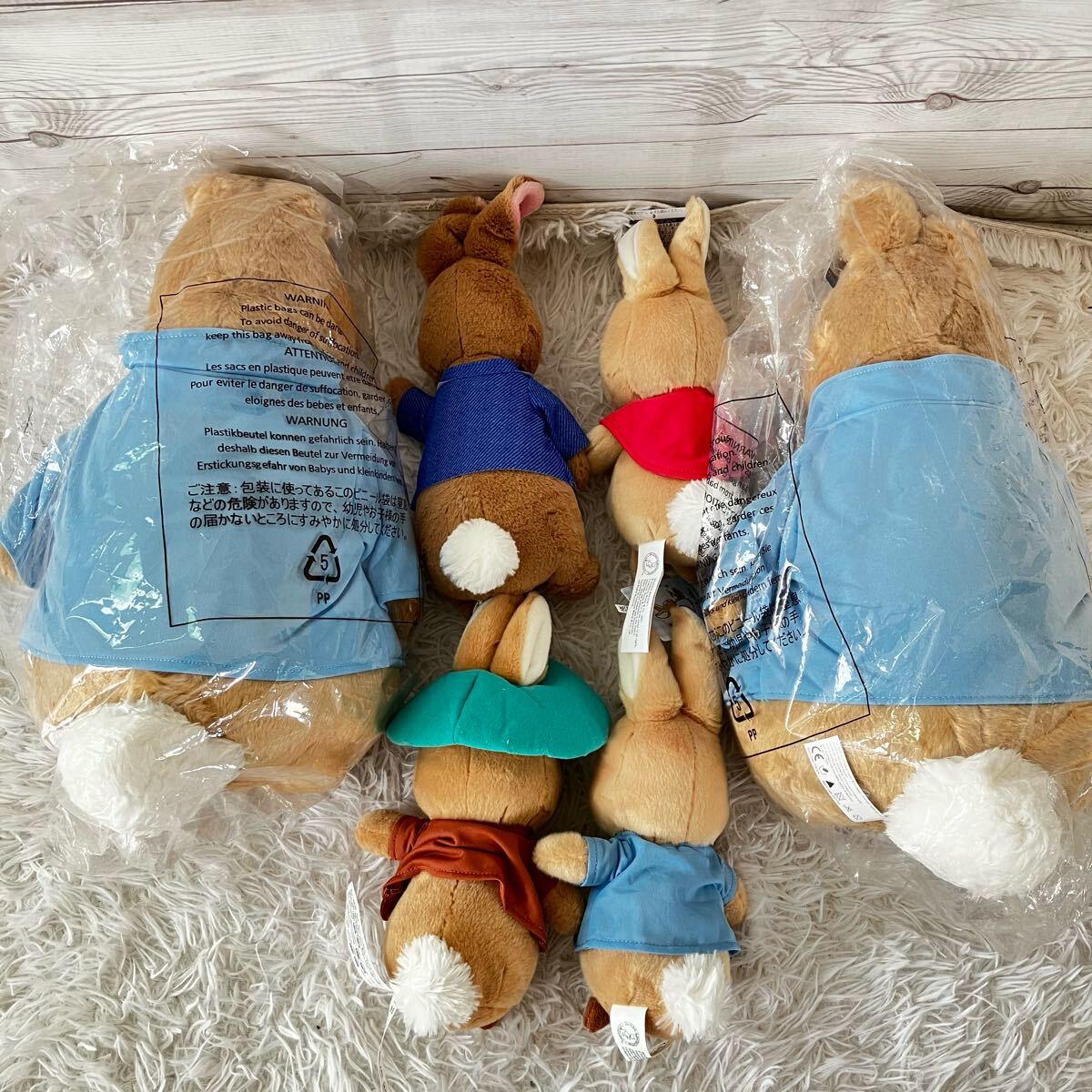 ピーターラビット 6体セット ピーターラビット™靴下 6足 ギフトセット 浅い口 コットン