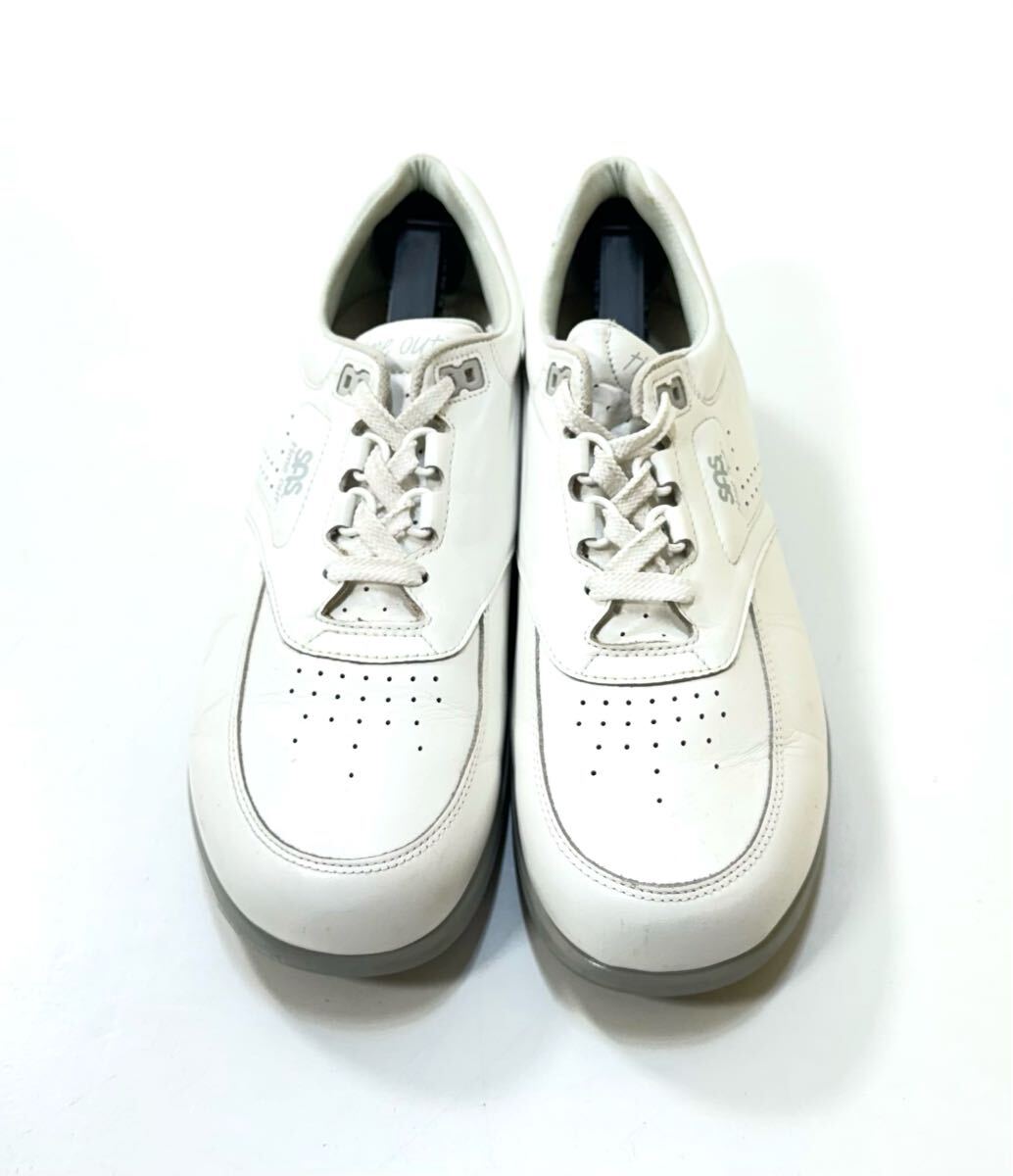USA製 1990s SAS Leather sneaker 26cm White オールド スニーカー ローカット レザー_画像3