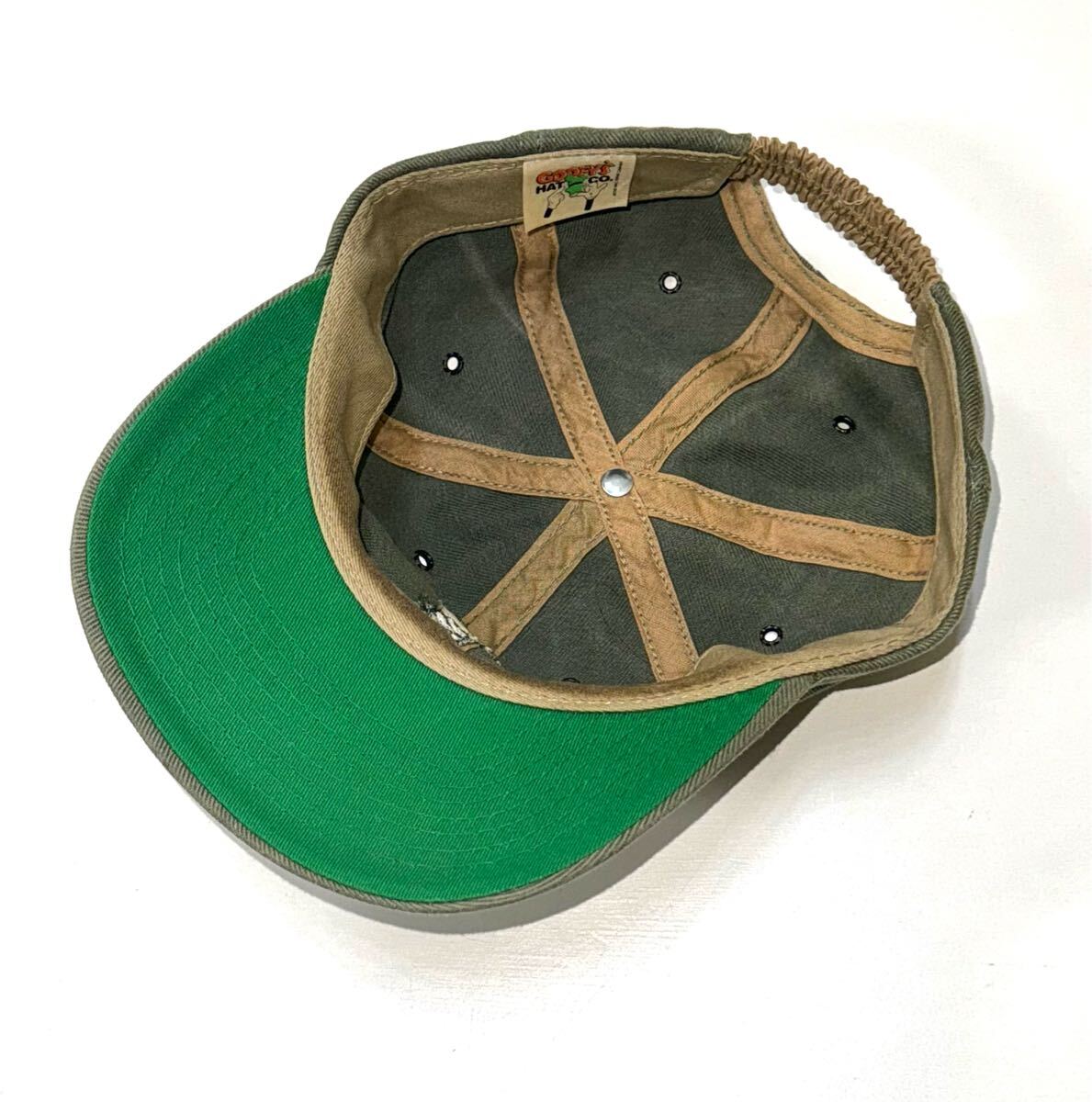 USA製 1990s Disney Mickey Mouse 6-Panel cap Green オールドディズニー ミッキーマウス 6パネルキャップ グーフィーハット Vintage_画像8