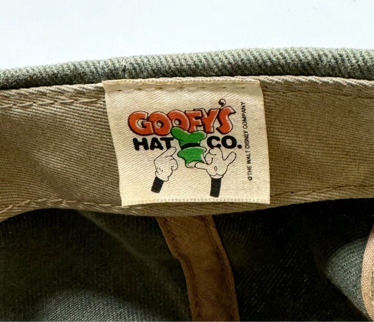 USA製 1990s Disney Mickey Mouse 6-Panel cap Green オールドディズニー ミッキーマウス 6パネルキャップ グーフィーハット Vintage_画像6