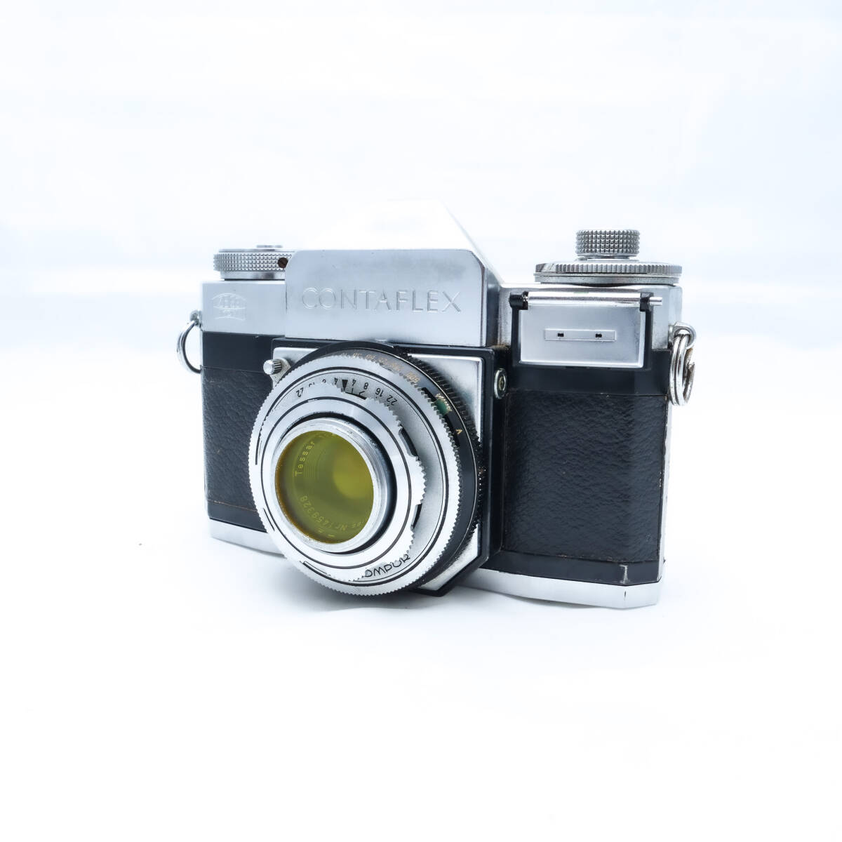 Zeiss Ikonta tessar 45 f2.8 シャッターOK ジャク品 シャッターOK・現状品】Zeiss Ikon Contaflex Tessar 45mm f/2.8