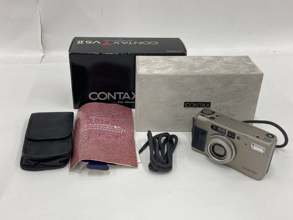 【完動品/返品保証】Contax TVS・フィルムカメラ・動作確認済み Yahoo!オークション - CONTAX コンタックス TVS II フィルム