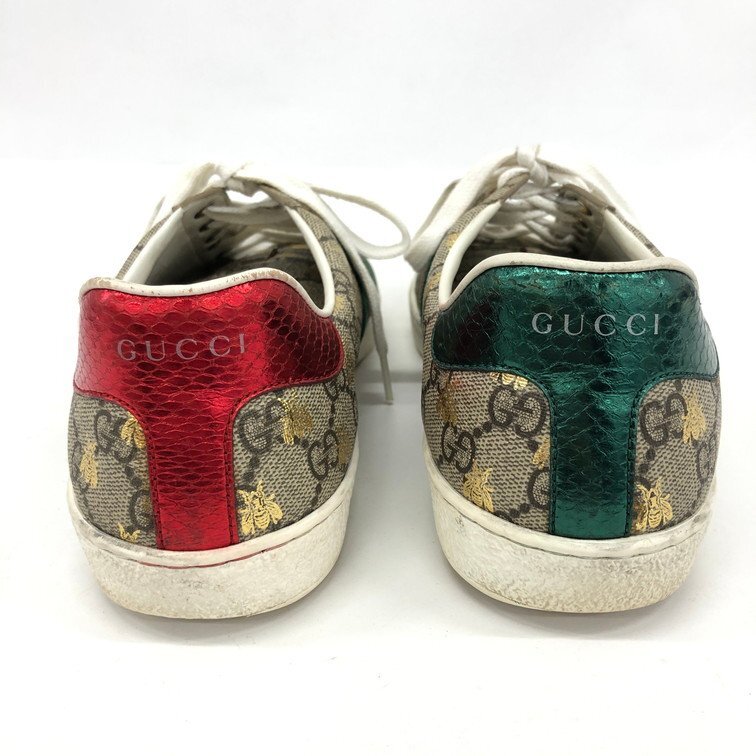 【送料込み】SALE!!Gucciグッチ♪SIDELINE GUCCI グッチ GGスプリーム スニーカー 548950 サイズ8