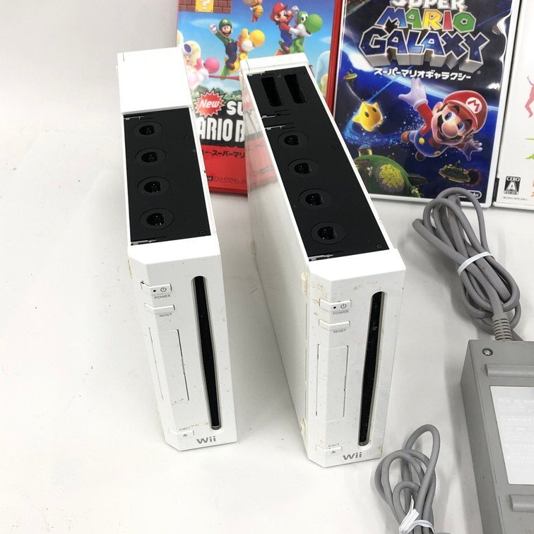 Wii 本体とソフト2点 Nintendo ニンテンドー Wii 本体 2点/コントローラー ソフト お