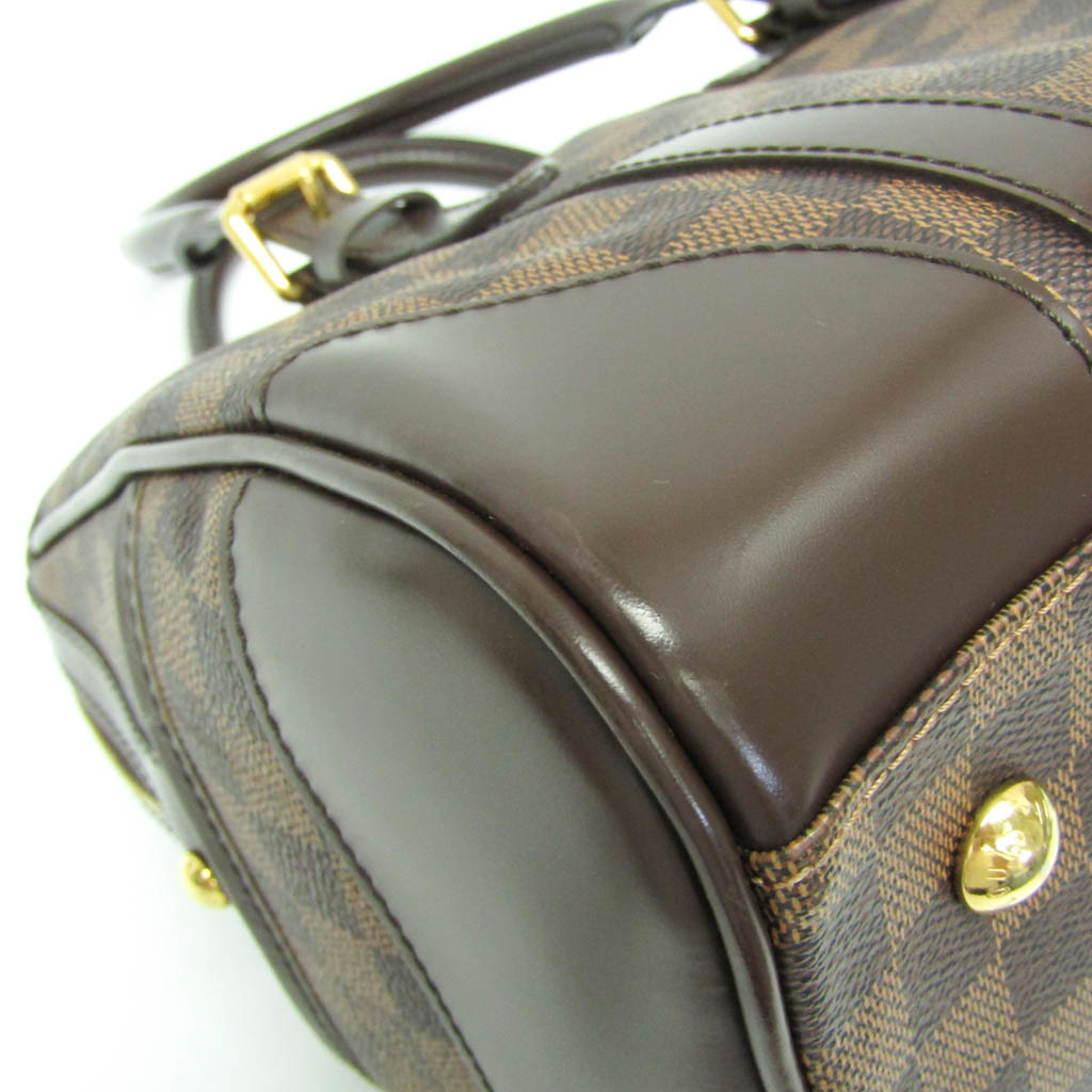 ルイ・ヴィトン ダミエ バークレー N52000 レディース ハンドバッグ エベヌ_画像4
