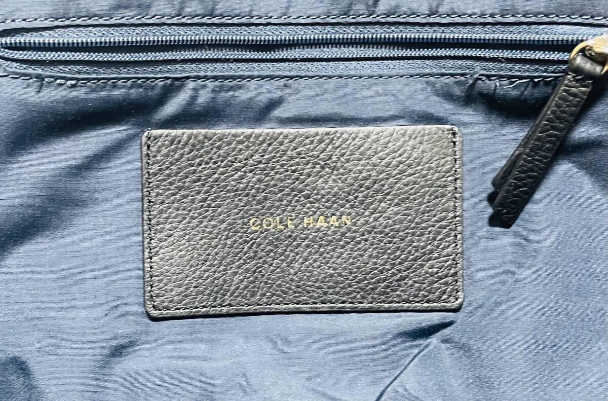 COLE HAAN コールハーン パイソン柄 サイドロゴ ハンドバッグ _画像7