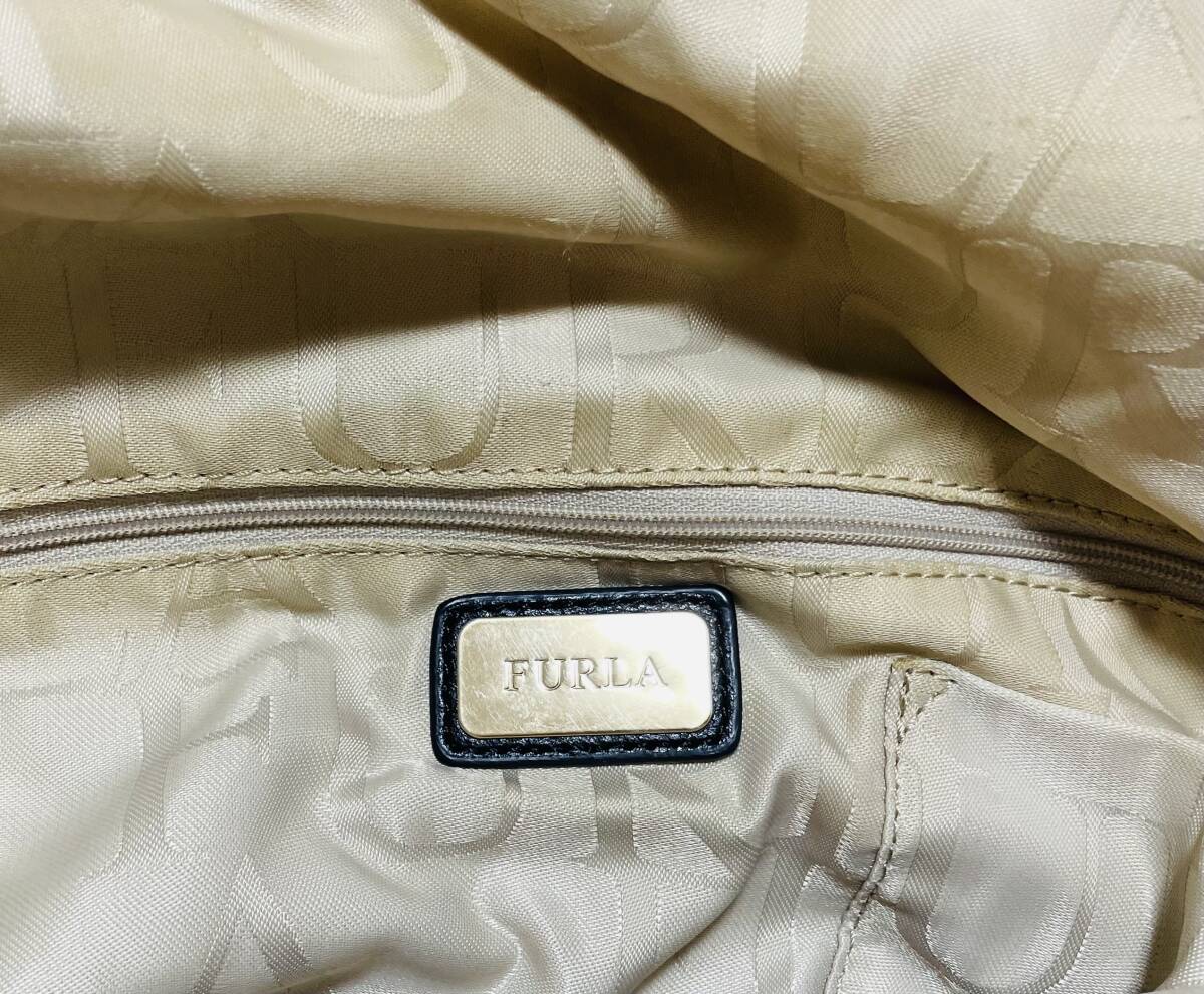 FURLA フルラ 2WAY ハンドバッグ トートバッグ ショルダーバッグ  _画像8