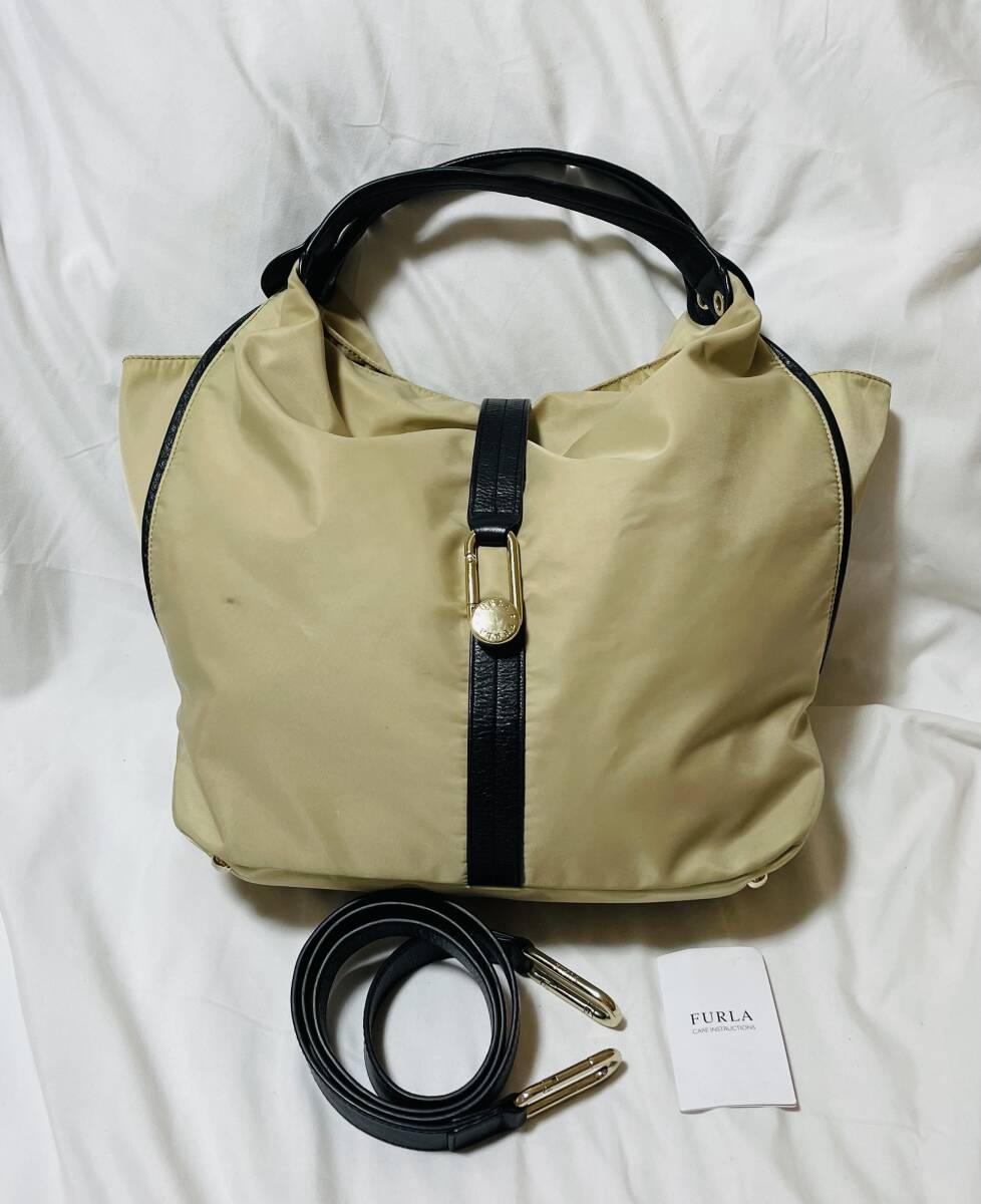 FURLA フルラ 2WAY ハンドバッグ トートバッグ ショルダーバッグ  _画像1