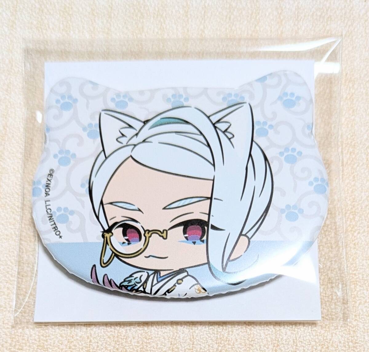 刀猫男士 缶バッジ 刀剣乱舞 刀猫男士 とうにゃん 猫耳缶バッジ 巴形薙刀(バッジ