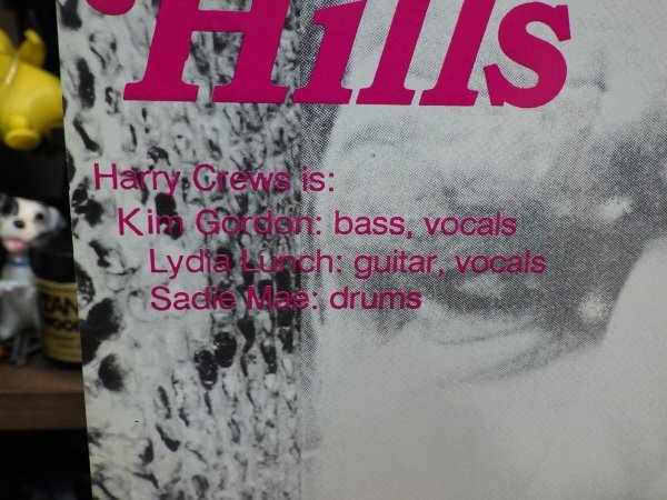 F4F｜美品！【LP, ABB21, UK-ORIGINAL, w/INSERT】HARRY CREWS - NAKED IN GARDEN HILL｜Kim Gordon, Sonic Youth_画像3