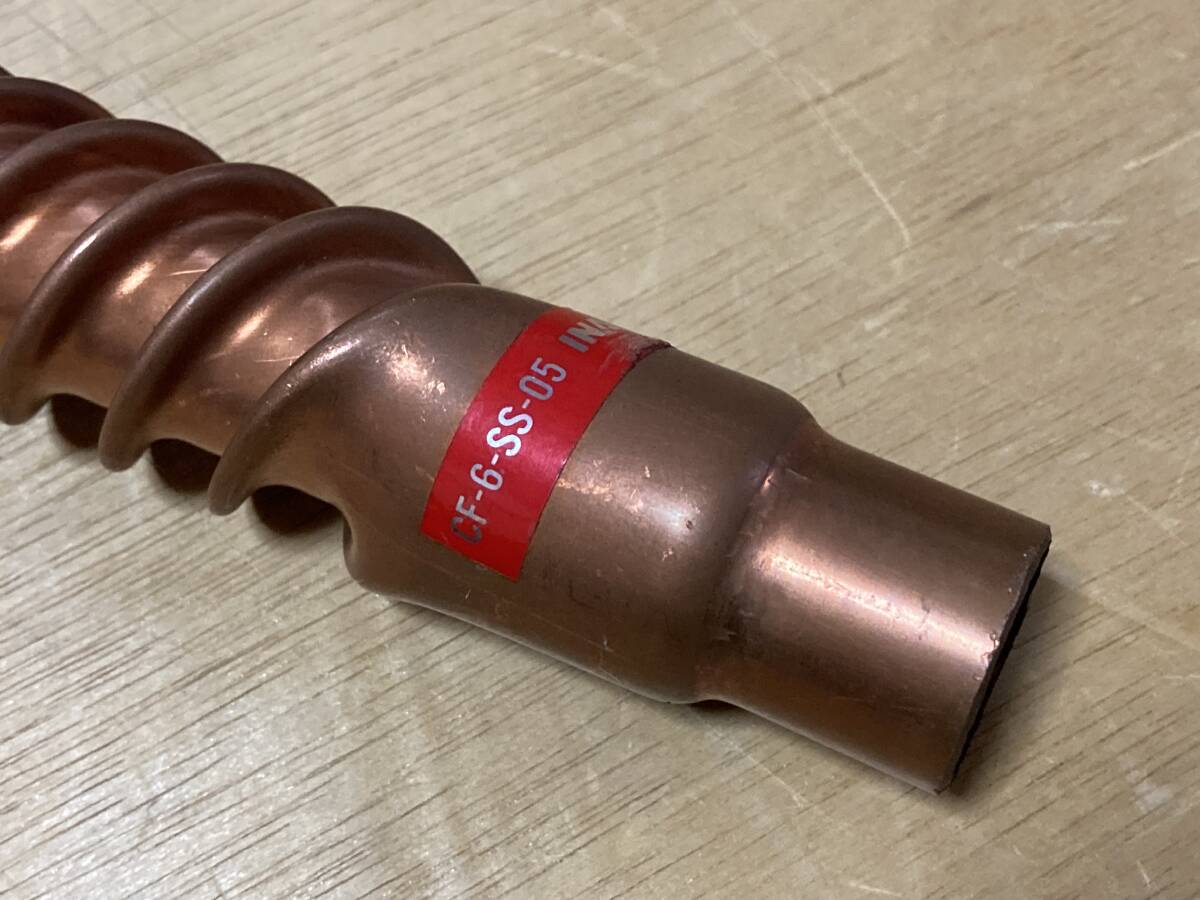 【未使用/長期保管品】■銅フレキチューブ■INABA DENKO■CF-06-SS-05■2本セット 廃番品■_画像2