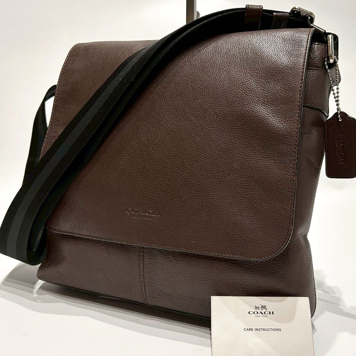 【COACH】サリバン A4収納 メッセンジャー バッグ ショルダー 通勤 通学 1円○未使用級○COACH○コーチ○メッセンジャーバッグ