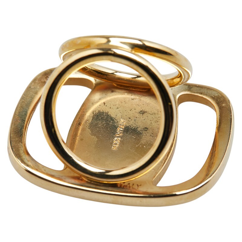  Salvatore Ferragamo vala шарф кольцо Gold металлизированный женский Salvatore Ferragamo [ б/у ]