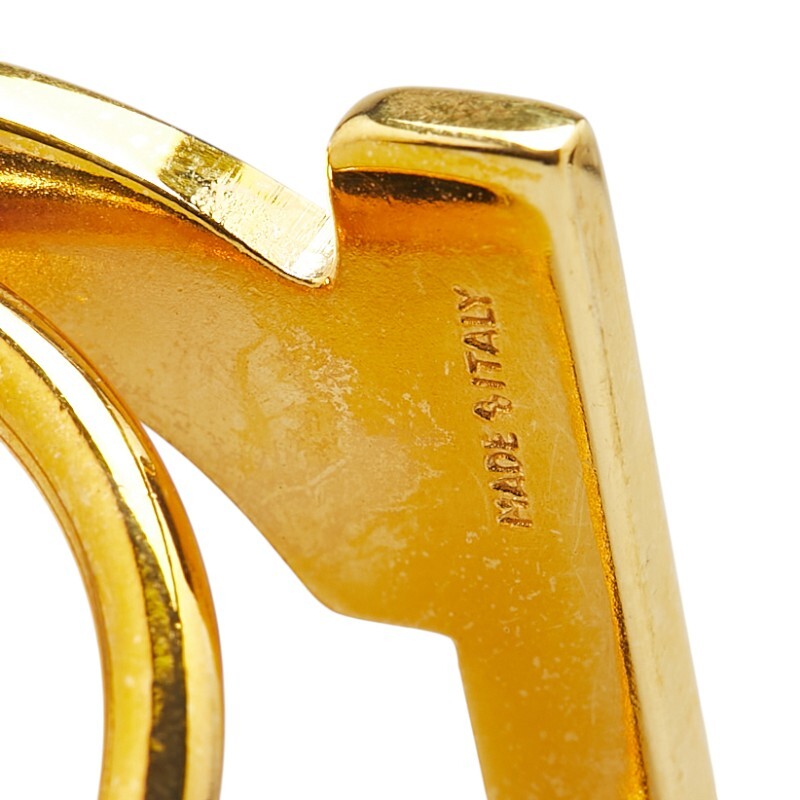  Salvatore Ferragamo gun chi-ni шарф кольцо Gold металлизированный женский Salvatore Ferragamo [ б/у ]