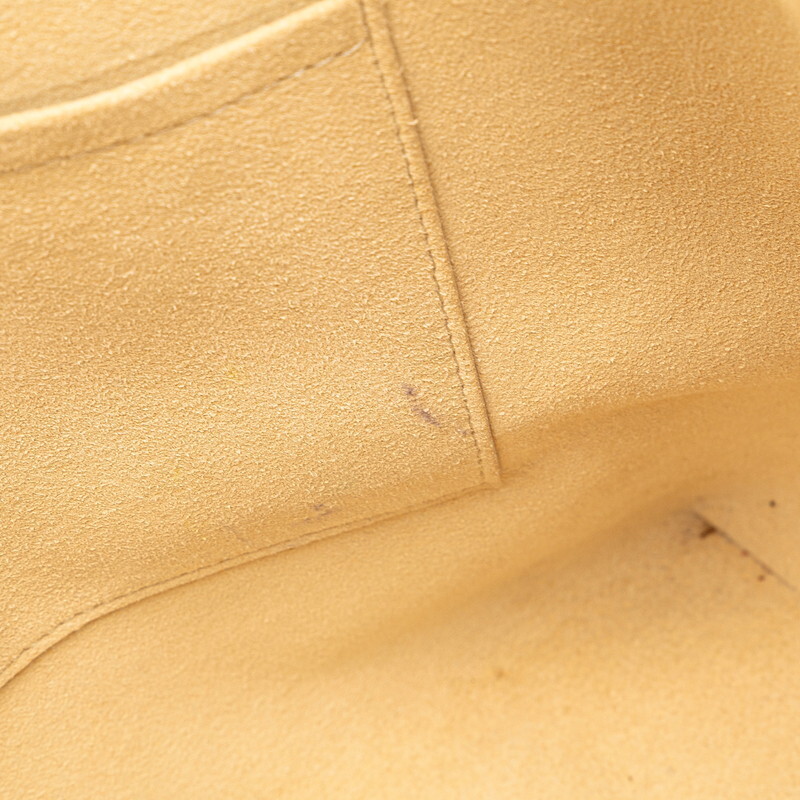 ルイ ヴィトン ダミエ アズール ハムステッドMM ショルダーバッグ トートバッグ N51206 ホワイト PVC レザー LOUIS VUITTON 【中古】_画像7