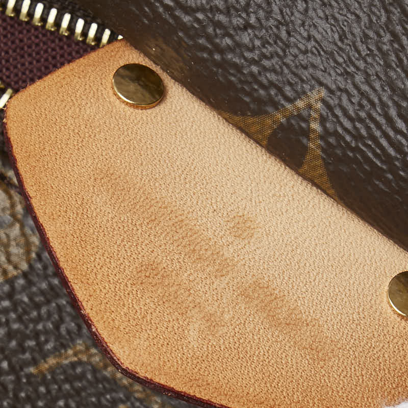 ルイ ヴィトン モノグラム イエナPM ショルダーバッグ M42268 ブラウン PVC レザー レディース LOUIS VUITTON 【中古】_画像4