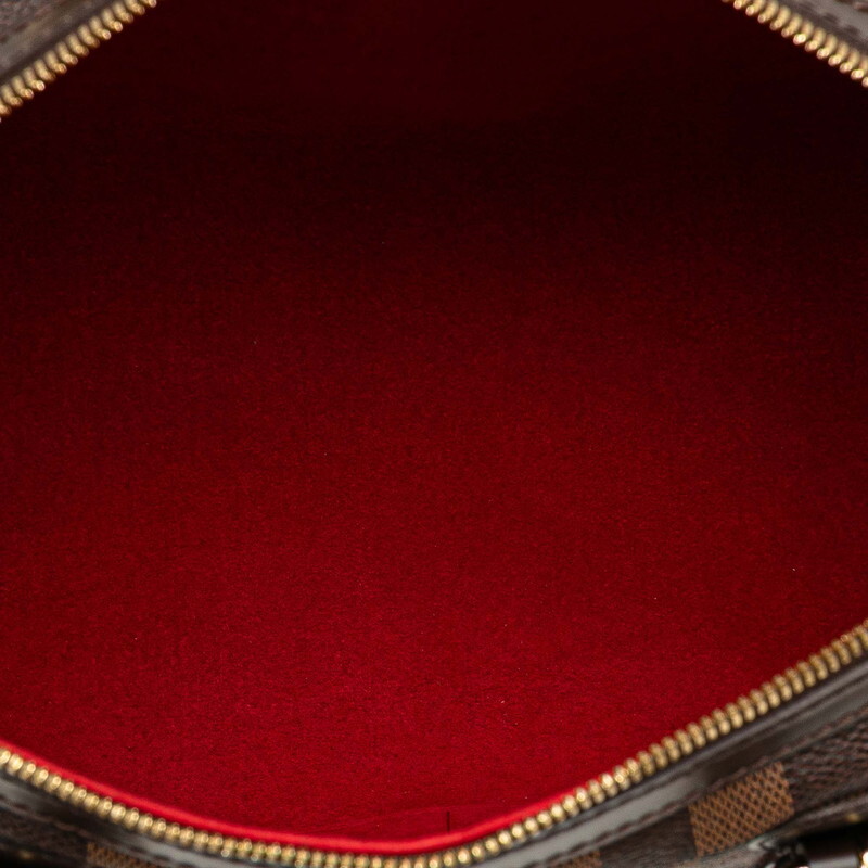 ルイ ヴィトン ダミエ バークレー ハンドバッグ N52000 ブラウン PVC レザー レディース LOUIS VUITTON 【中古】_画像6