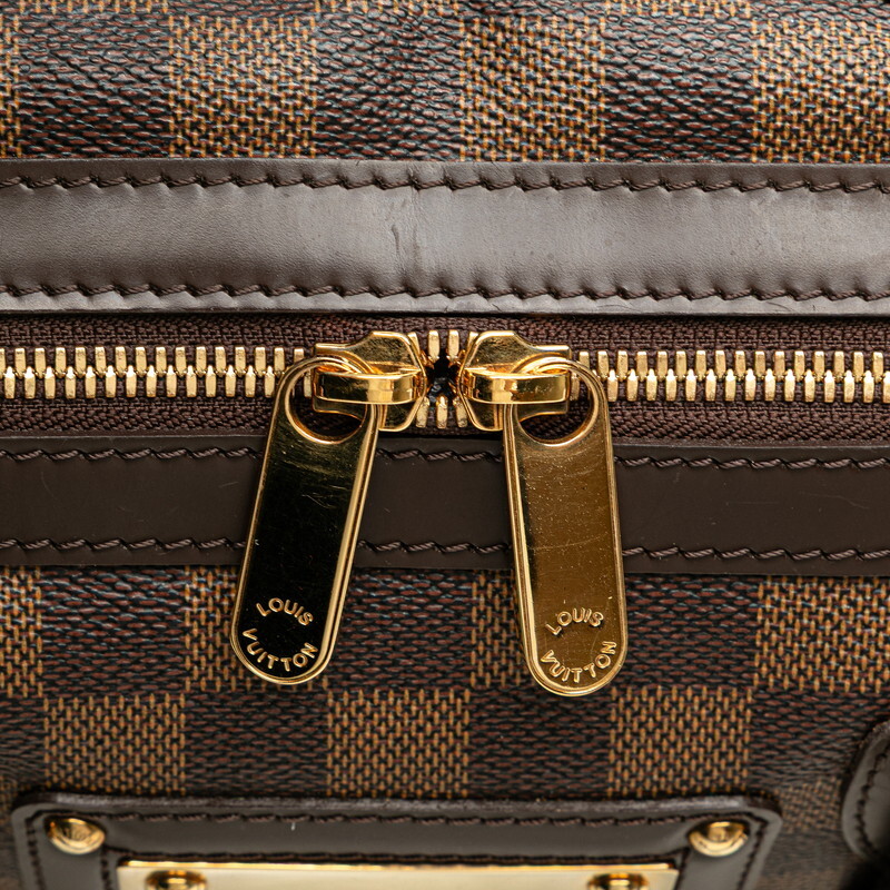 ルイ ヴィトン ダミエ バークレー ハンドバッグ N52000 ブラウン PVC レザー レディース LOUIS VUITTON 【中古】_画像7